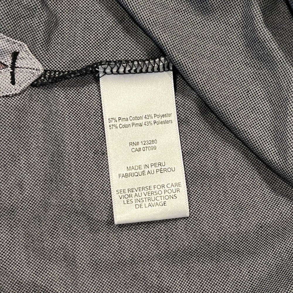 Travis Mathew Men's Four Button Gray Short Sleeve Golf Polo Shirt Logo‎ Size XL - Picture 6 of 7